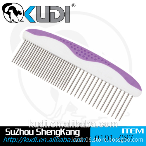 Stainless steel small pet comb